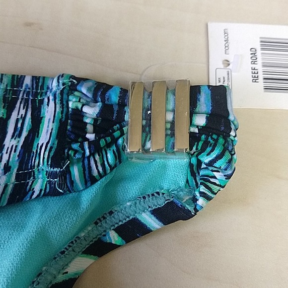 Bar III Reef Road Printed Hardware Bikini Bottoms - Picture 4 of 8